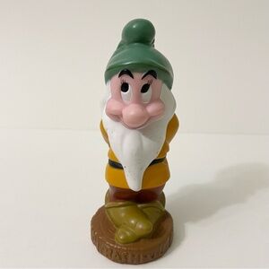 VTG Disney Snow White & Seven Dwarfs Bashful 5" Rubber/Plastic Figure